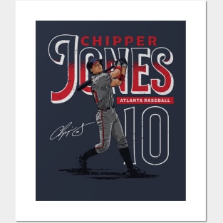 Chipper Jones Atlanta Name Posters and Art